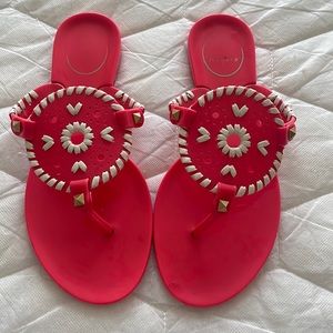 Jack roger plastic slides